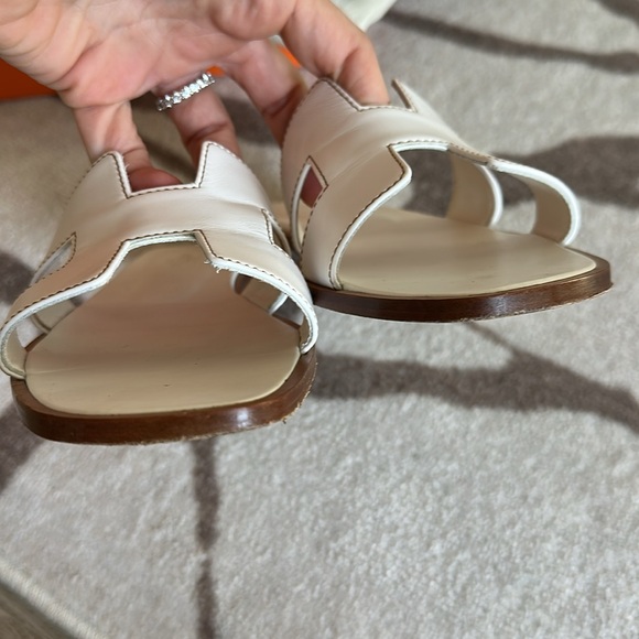 Hermes Oran sandal blanc - Picture 6 of 6